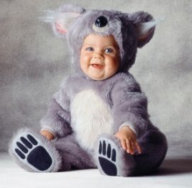 Disfraz para bebés de koala