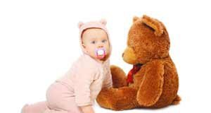 Los niños de 6 a 12 meses empiezan a desarrollar relaciones afectivas con peluch
