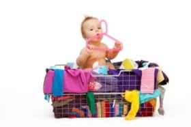 La ropa de los bebés y niños se mancha con facilidad