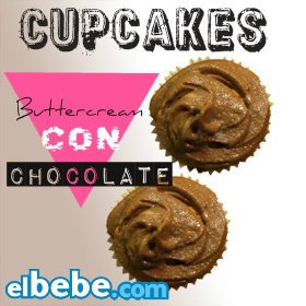 Cupcakes con Buttercream de Chocolate en Elbebe.com