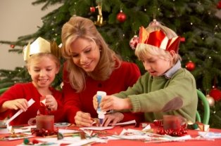 Manualidades con niños en Navidad