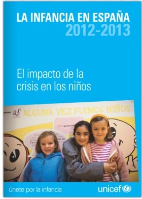 La infancia en España 2012-2013
