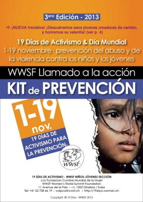 Campaña 19 Días de Prevención del Abuso/violencia contra los Niños/Jóvenes 2013