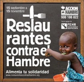 Súmate a la campaña restaurantes contra el hambre para combatir la desnutrición