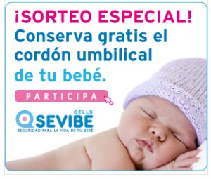 Sevibe conserva gratis el cordón umbilical de tu bebé