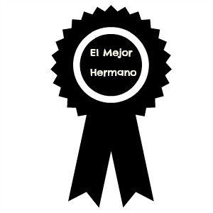 Distintivo para el mejor hermano